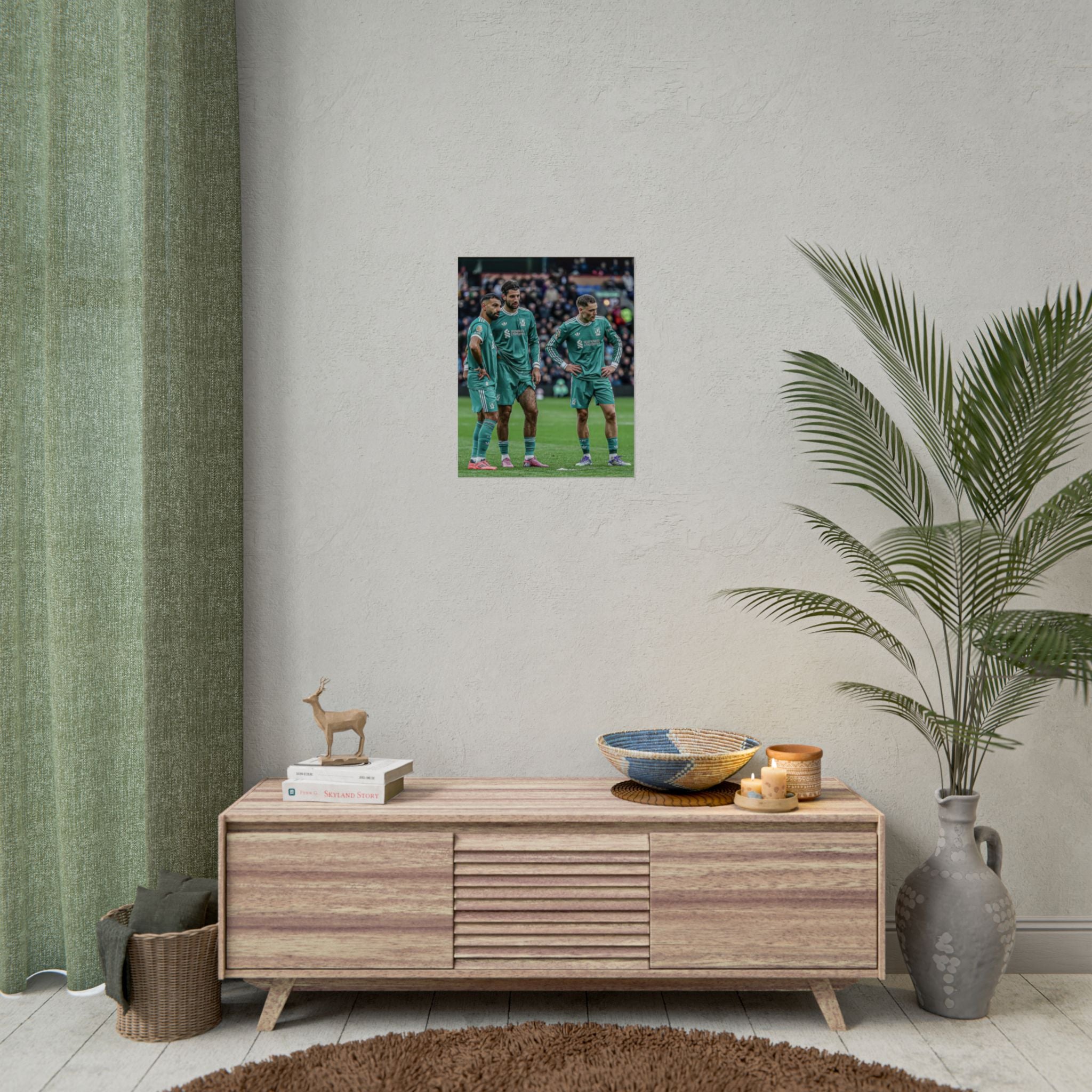 Salah, Wirtz & Szoboszlai Photo Poster - Rolled Liverpool FC Action Print