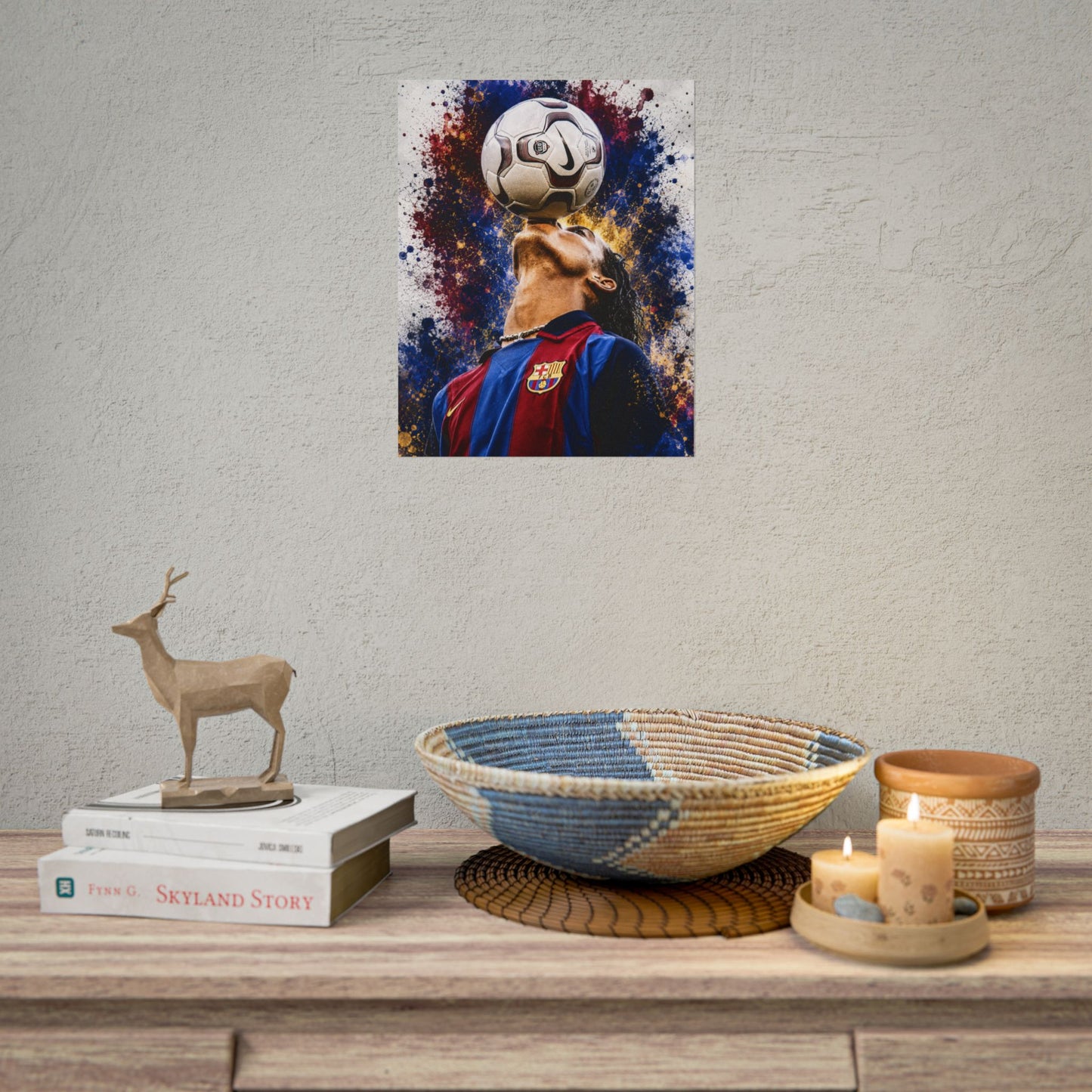 Ronaldinho Barcelona Poster