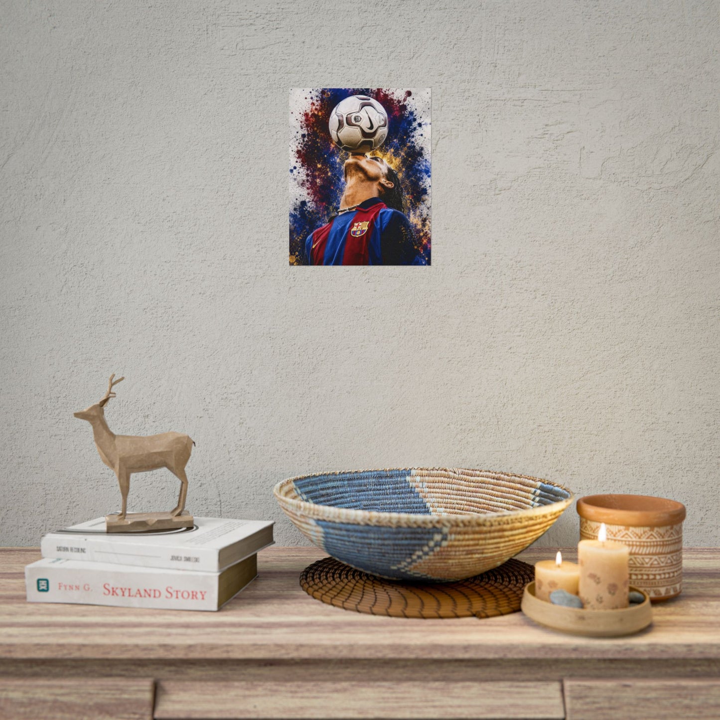 Ronaldinho Barcelona Poster