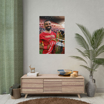 Mo Salah Premier League Champion 24/25 Poster