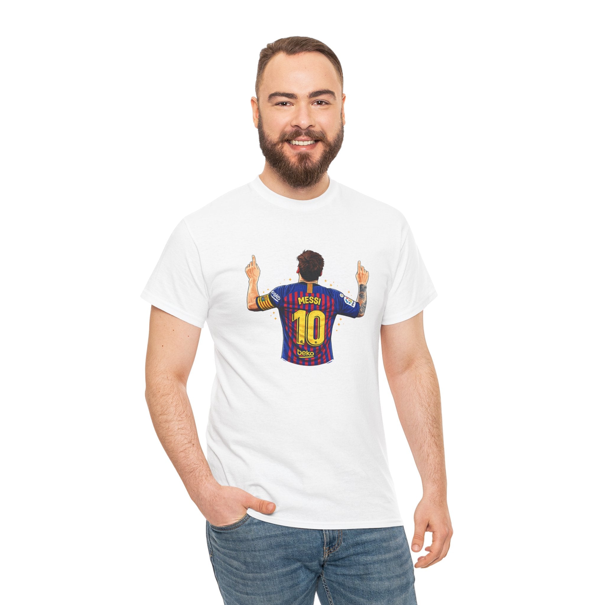 Lionel Messi Unisex Heavy Cotton Tee