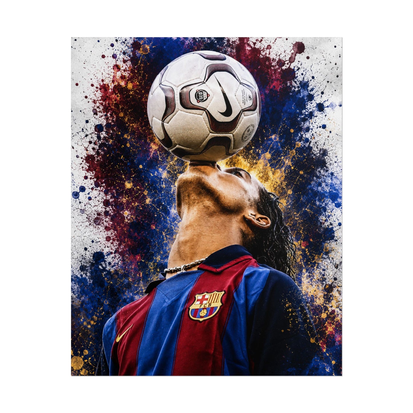 Ronaldinho Barcelona Poster