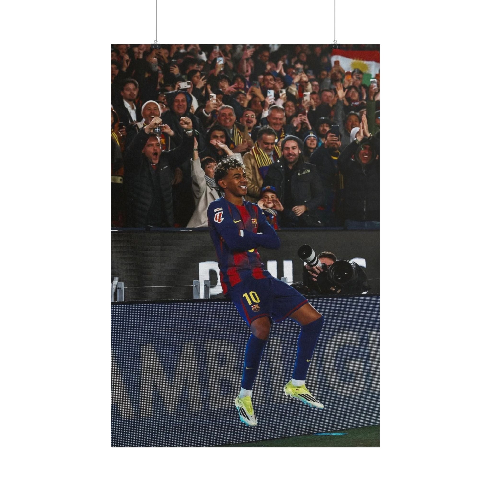 Lamine Yamal Poster — Barcelona Football Star Wall Art