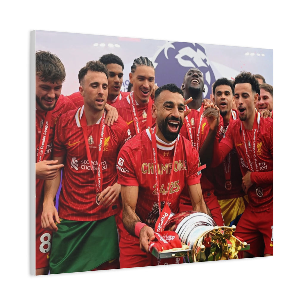 Liverpool Premier League Champions Celebration Matte Canvas Print