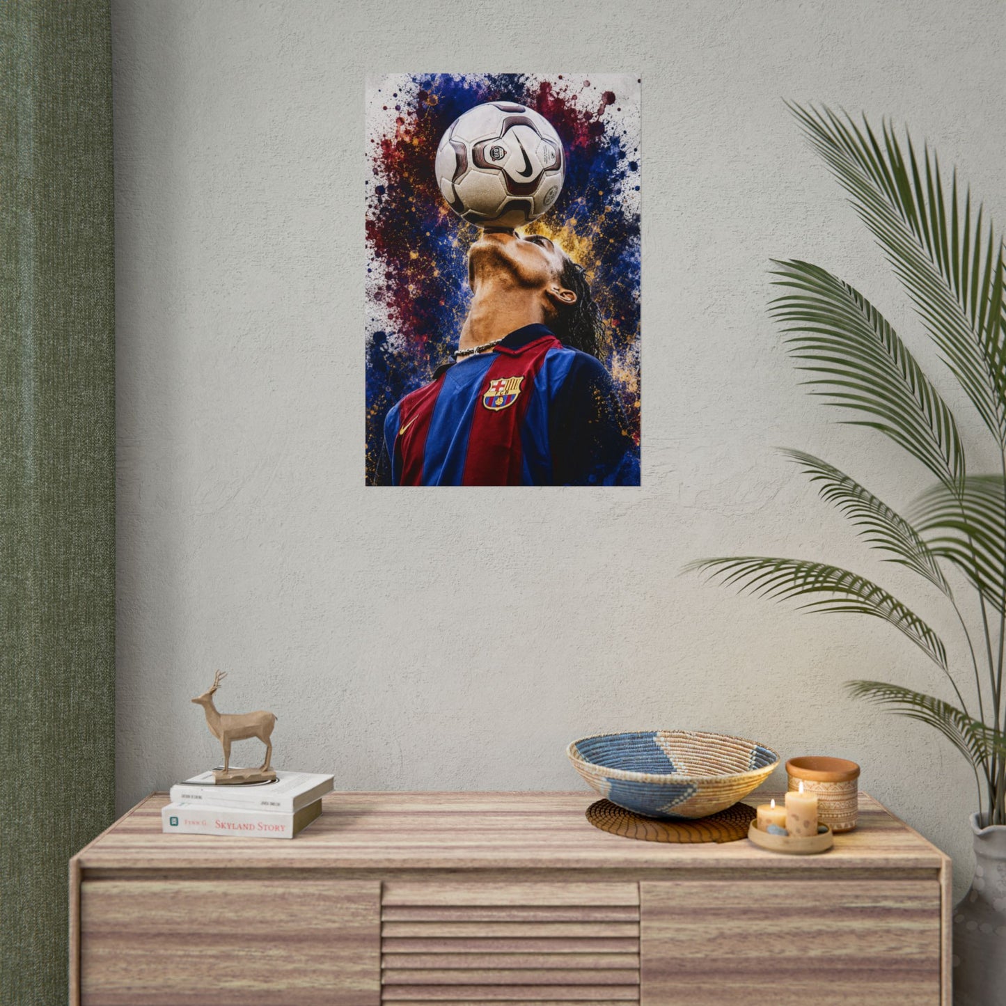 Ronaldinho Barcelona Poster