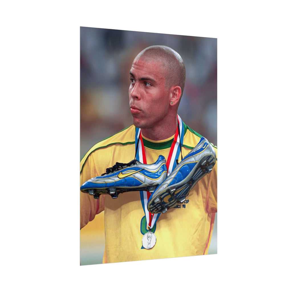 Ronaldo Brazil Champion Poster — Rolled Sports Wall Art