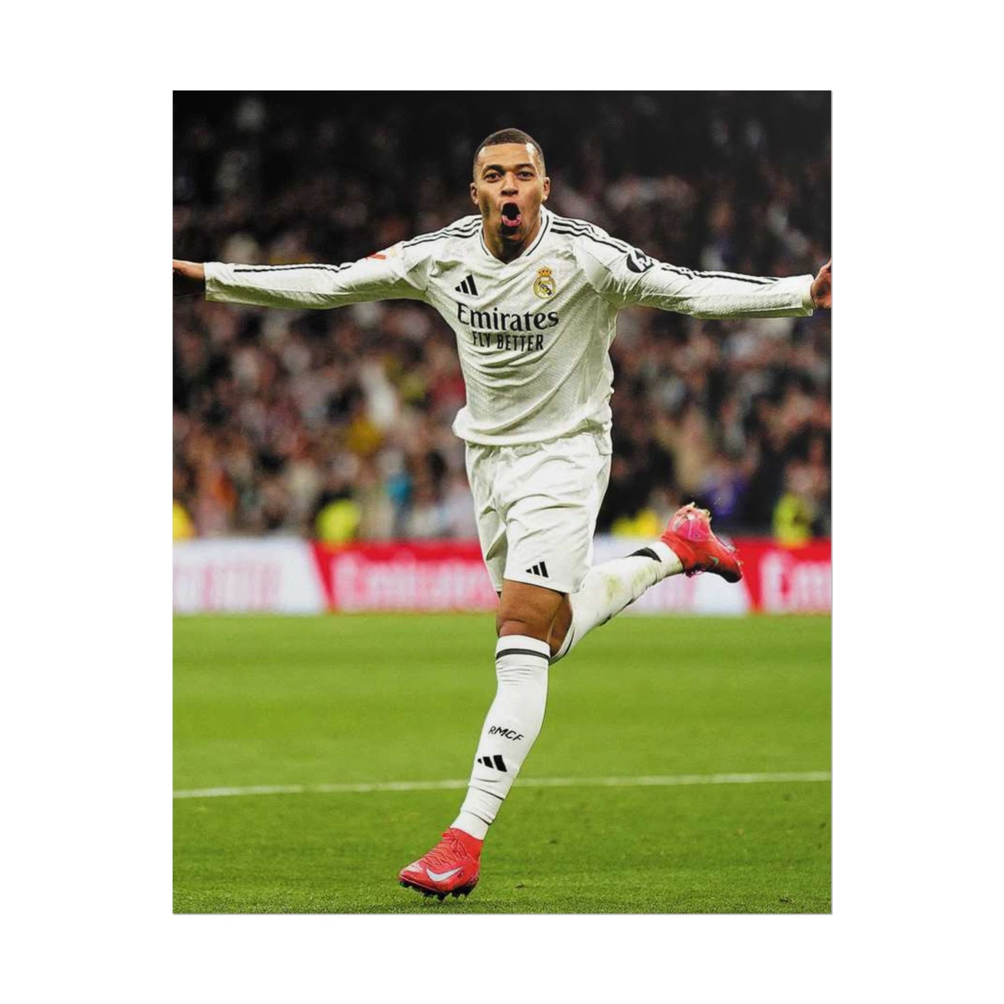 Kylian Mbappe Real Madrid Poster