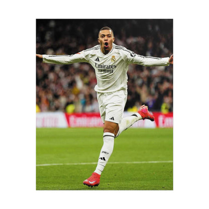 Kylian Mbappe Real Madrid Poster