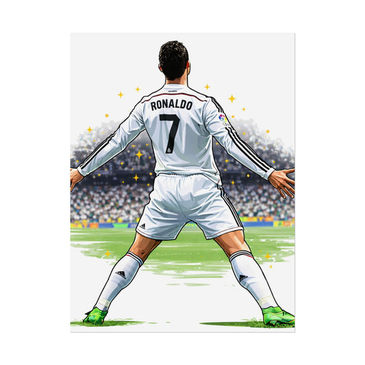 Cristiano Ronaldo Celebration Rolled Poster