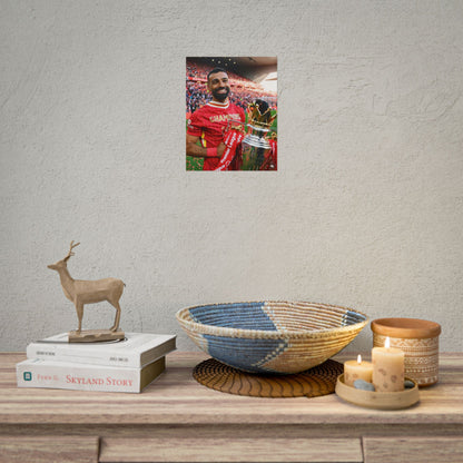 Mo Salah Premier League Champion 24/25 Poster