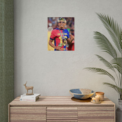 Lamine Yamal Barcelona Poster