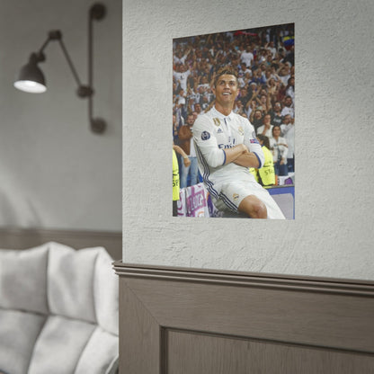 Cristiano Ronaldo Iconic Celebration Poster