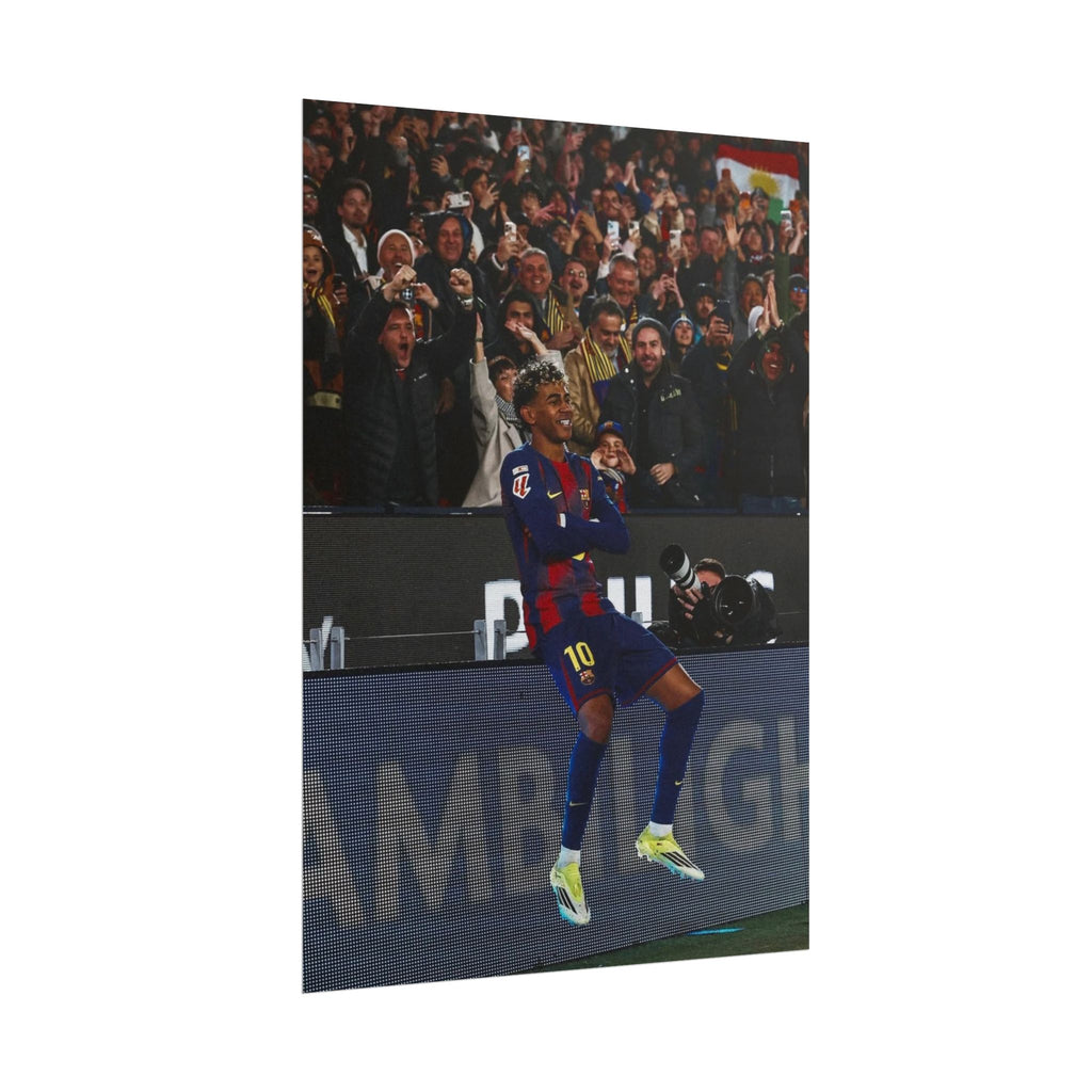 Lamine Yamal Poster — Barcelona Football Star Wall Art