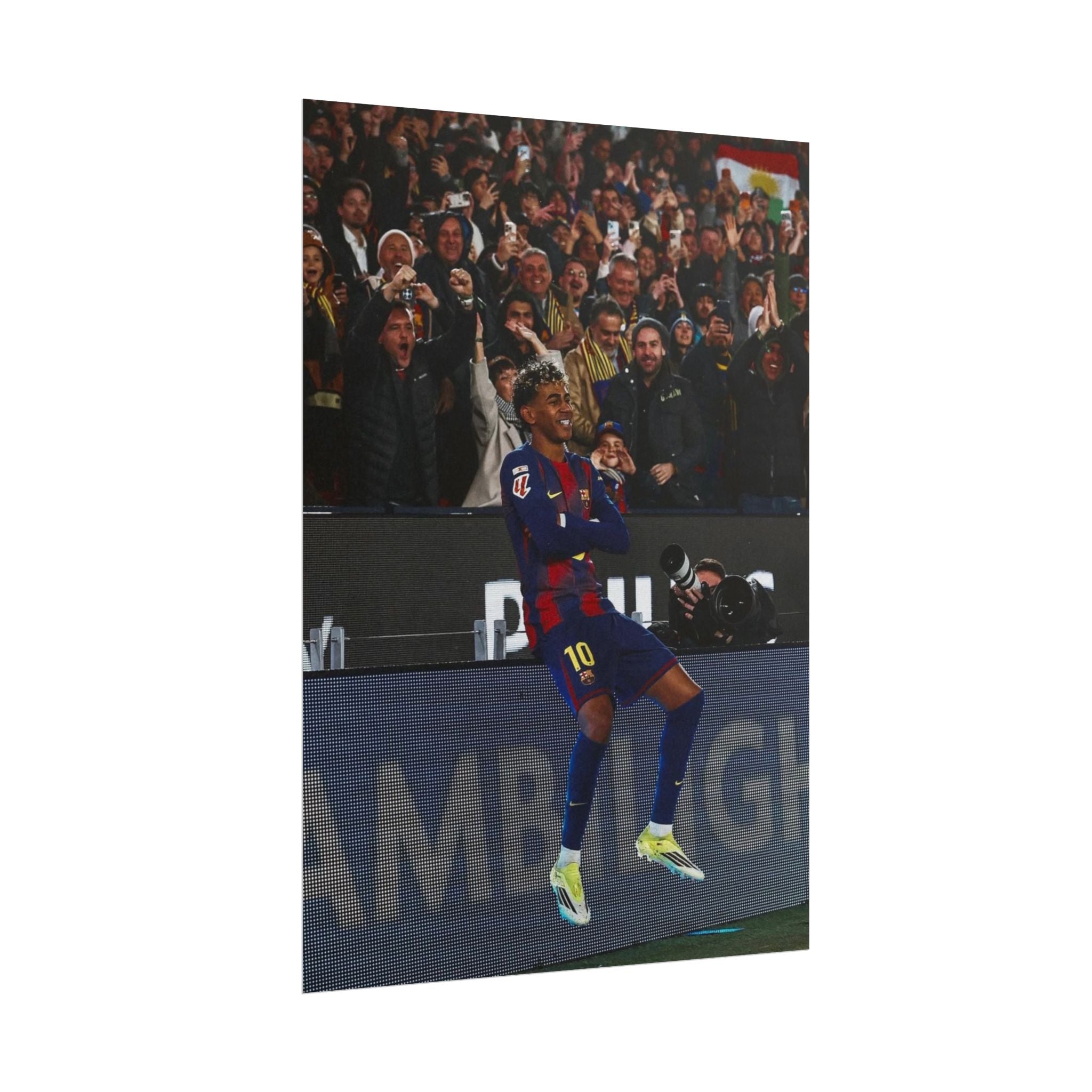 Lamine Yamal Poster — Barcelona Football Star Wall Art