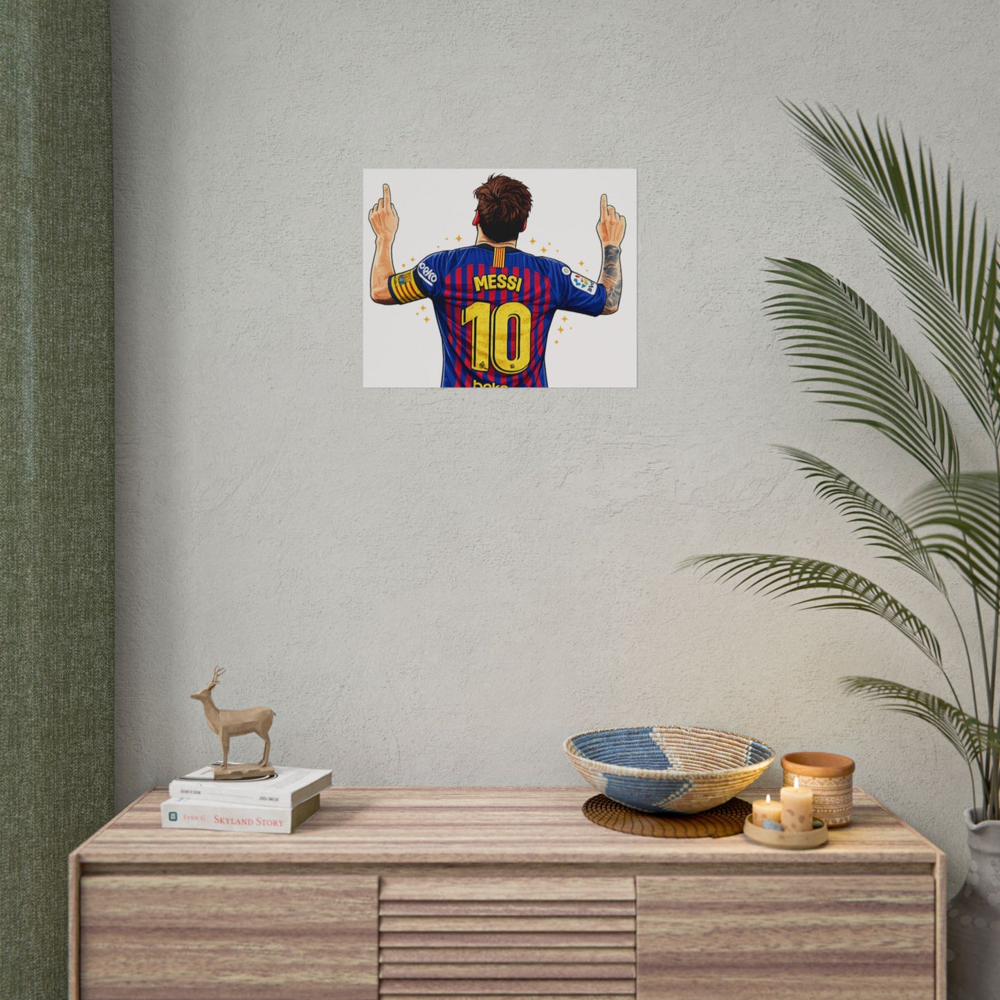 Lionel Messi Celebration Poster