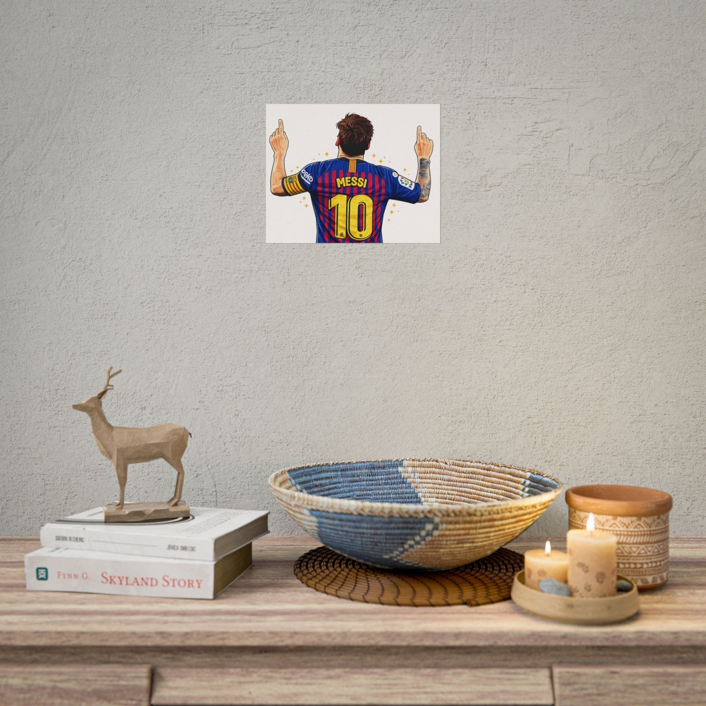 Lionel Messi Celebration Poster