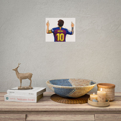 Lionel Messi Celebration Poster