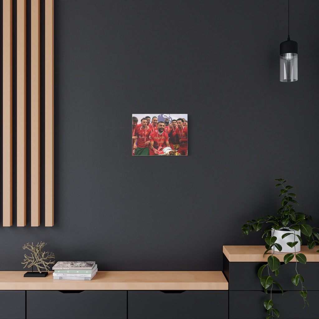 Liverpool Premier League Champions Celebration Matte Canvas Print