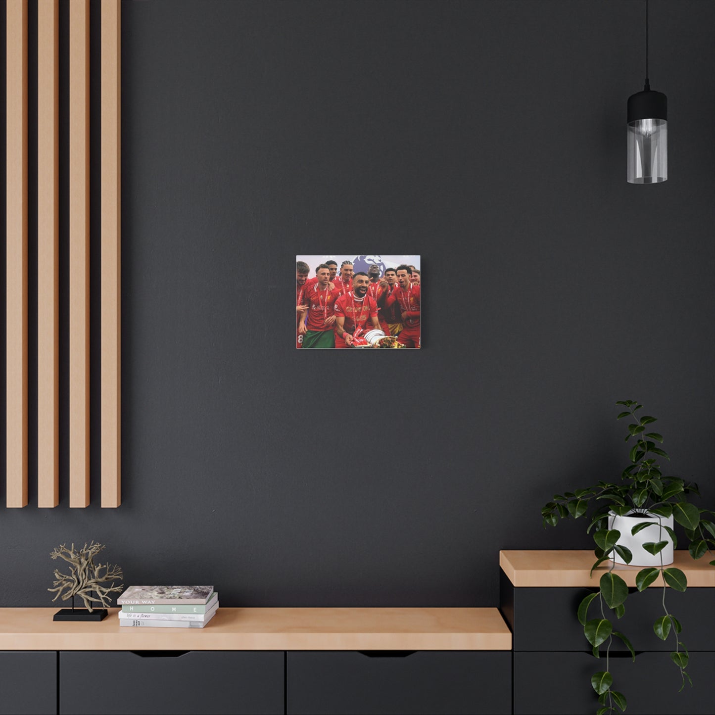 Liverpool Premier League Champions Celebration Matte Canvas Print