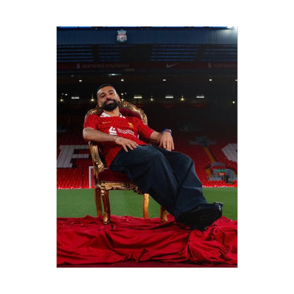 Mo Salah Throne Poster