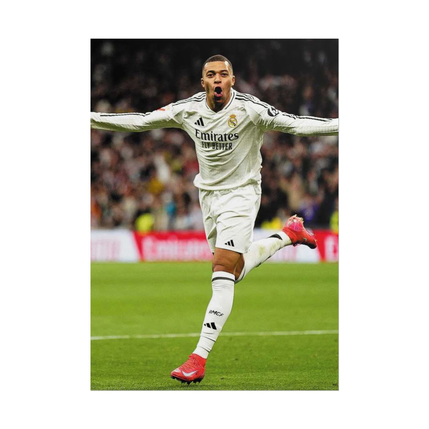 Kylian Mbappe Real Madrid Poster