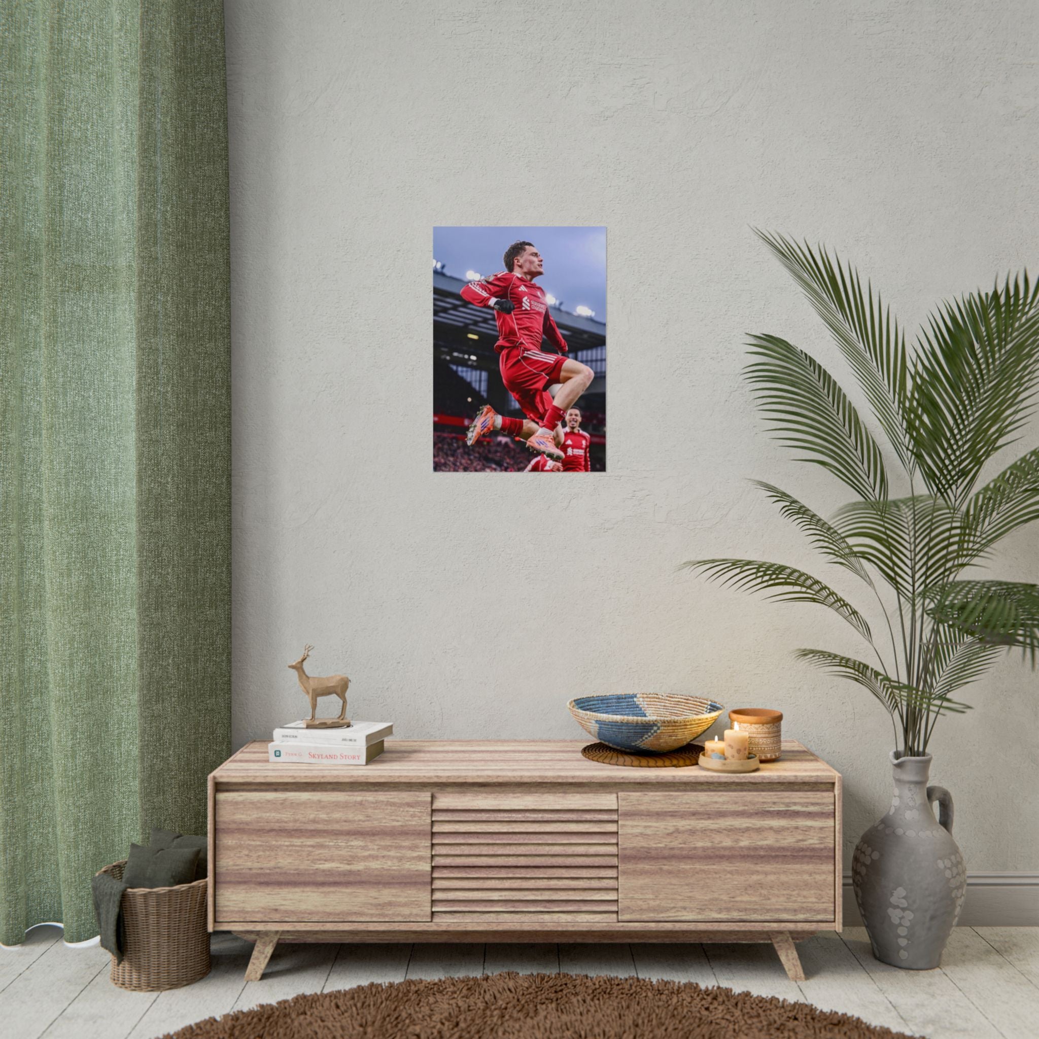 Florian Wirtz - Liverpool Football Star Action Poster