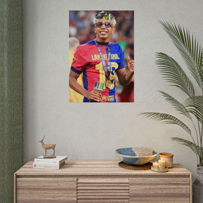 Lamine Yamal Barcelona Poster