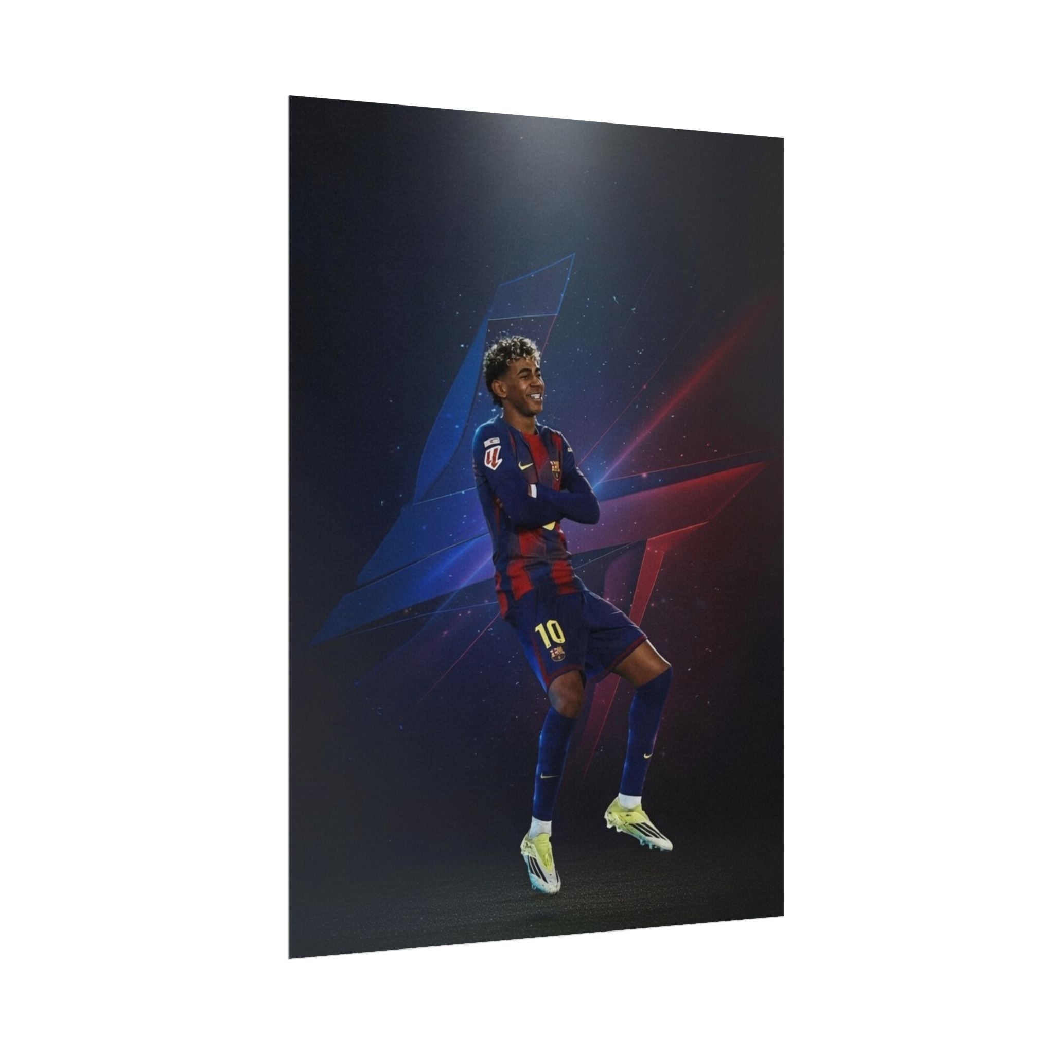 Lamine Yamal Celebration Poster - Barcelona Starboy | Available in multiple sizes