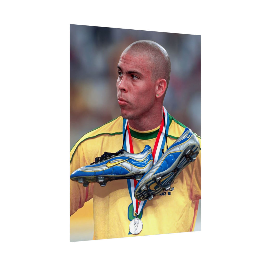 Ronaldo Brazil Champion Poster — Rolled Sports Wall Art