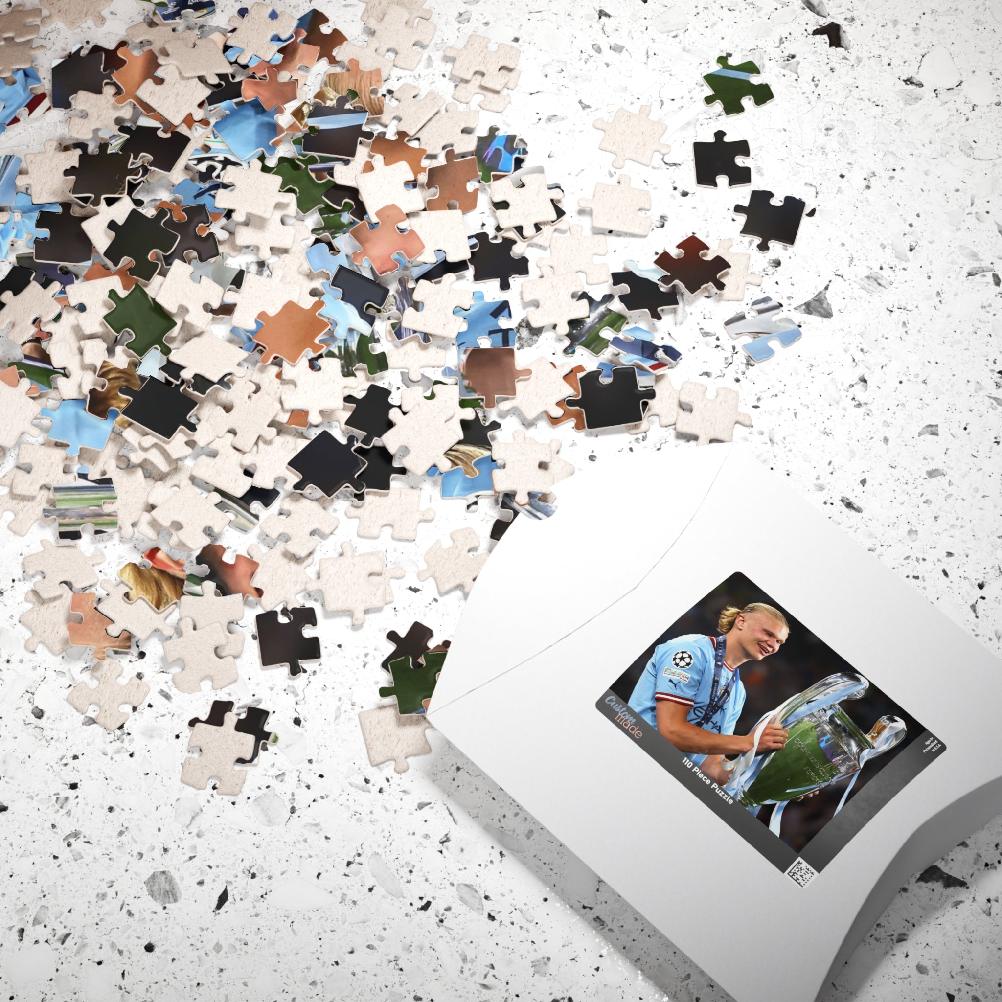 Erling Haaland Champion Trophy Soccer Puzzle — 252/520/1014‑Piece Football Jigsaw
