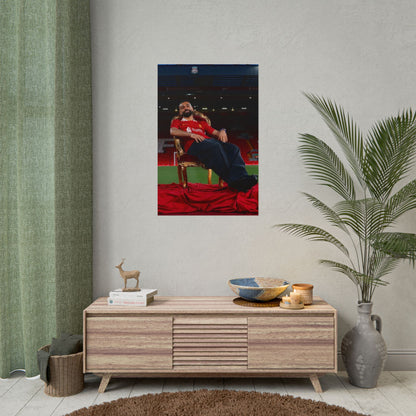 Mo Salah Throne Poster