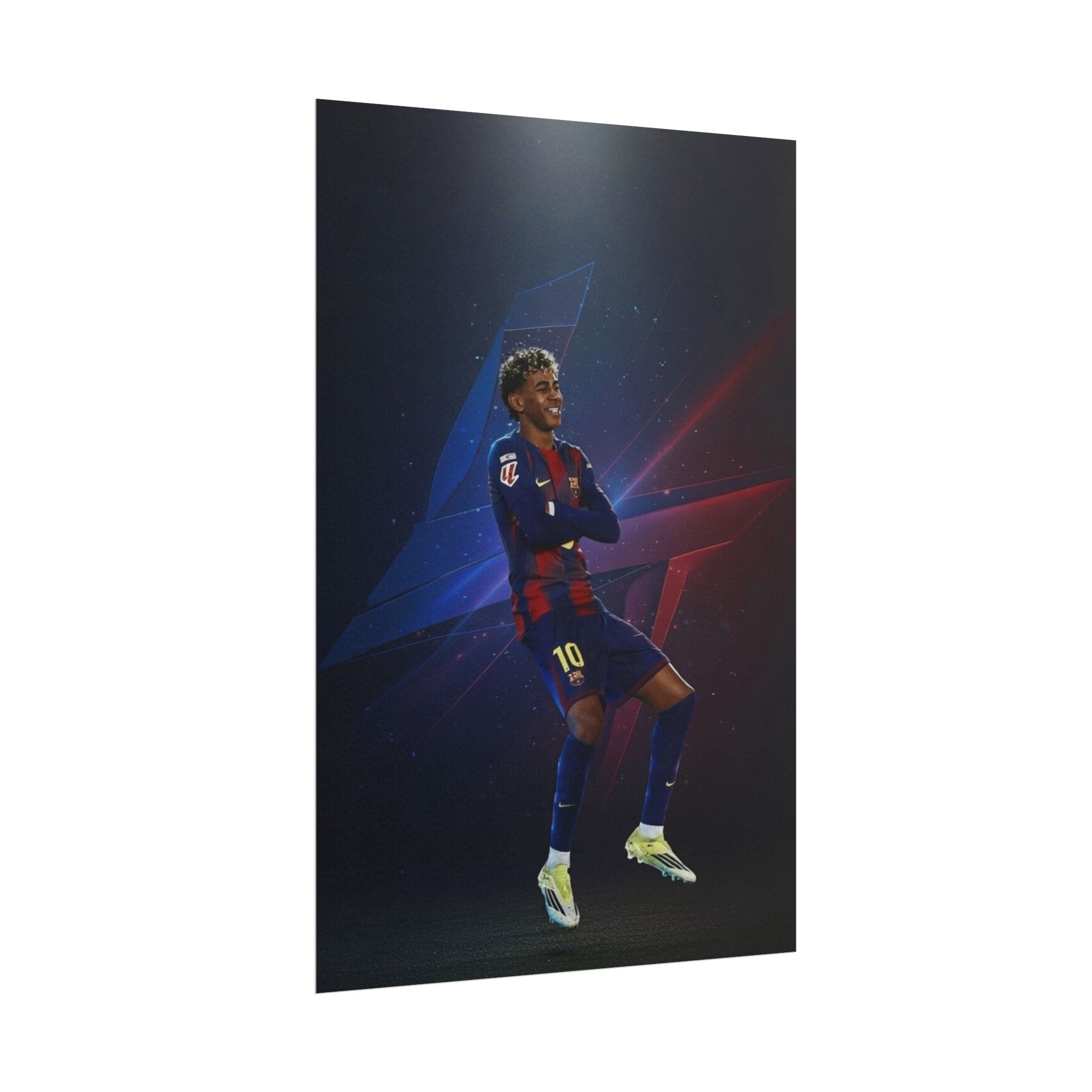 Lamine Yamal Celebration Poster - Barcelona Starboy | Available in multiple sizes
