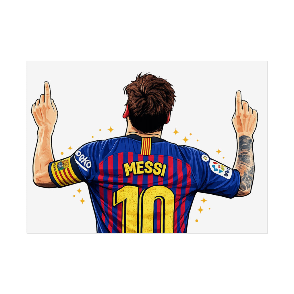 Lionel Messi Celebration Rolled Poster