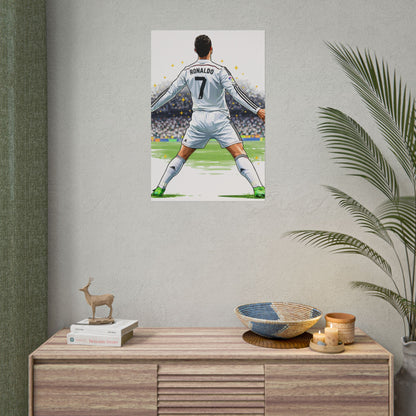 Cristiano Ronaldo Celebration Poster