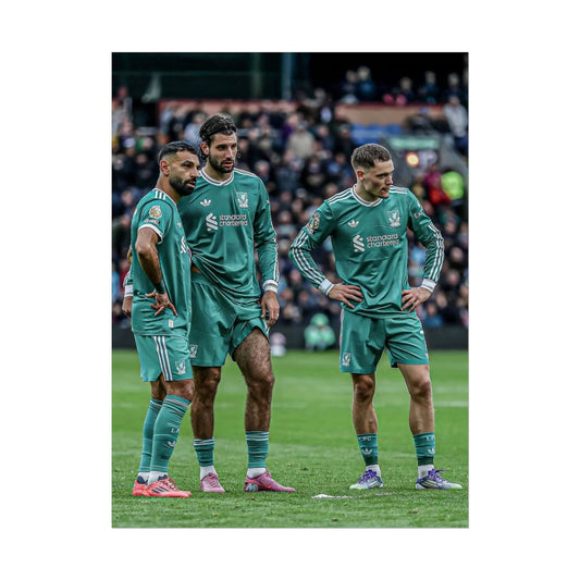 Salah, Wirtz & Szoboszlai Photo Poster - Rolled Liverpool FC Action Print