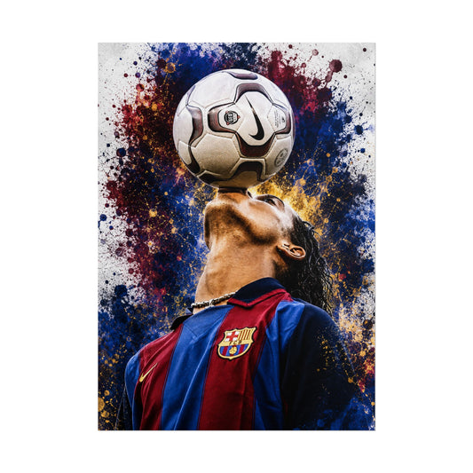 Ronaldinho Barcelona Poster