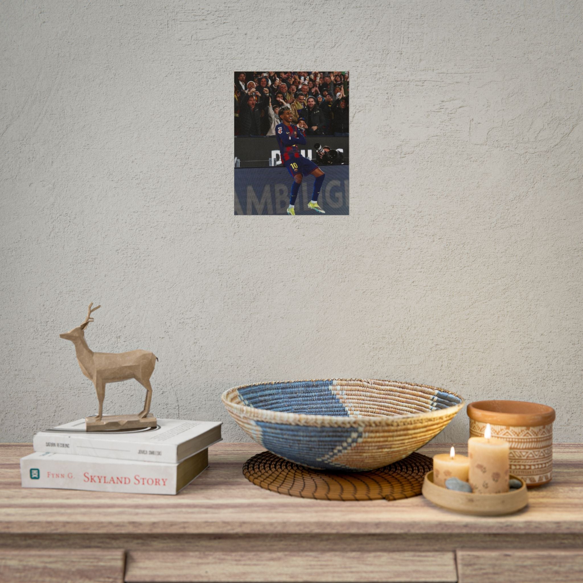Lamine Yamal Poster — Barcelona Football Star Wall Art