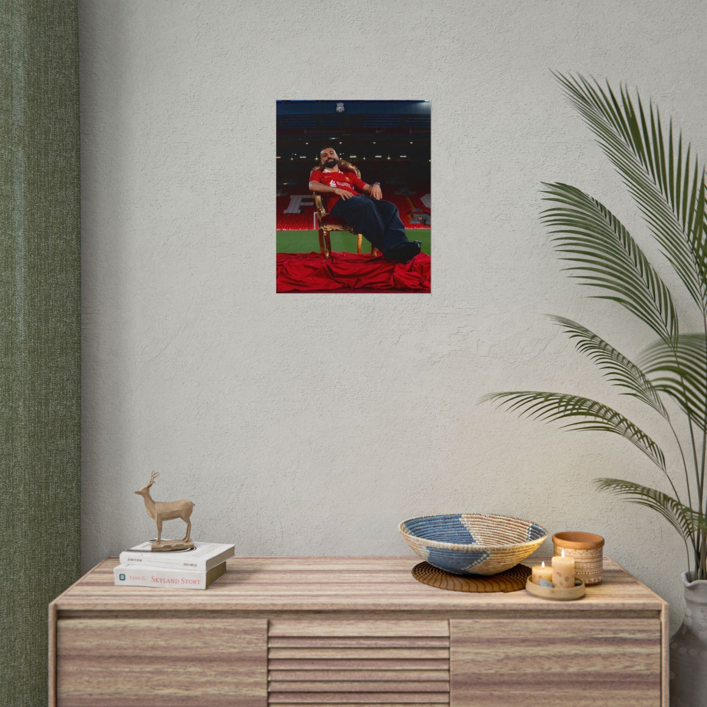 Mo Salah Throne Poster