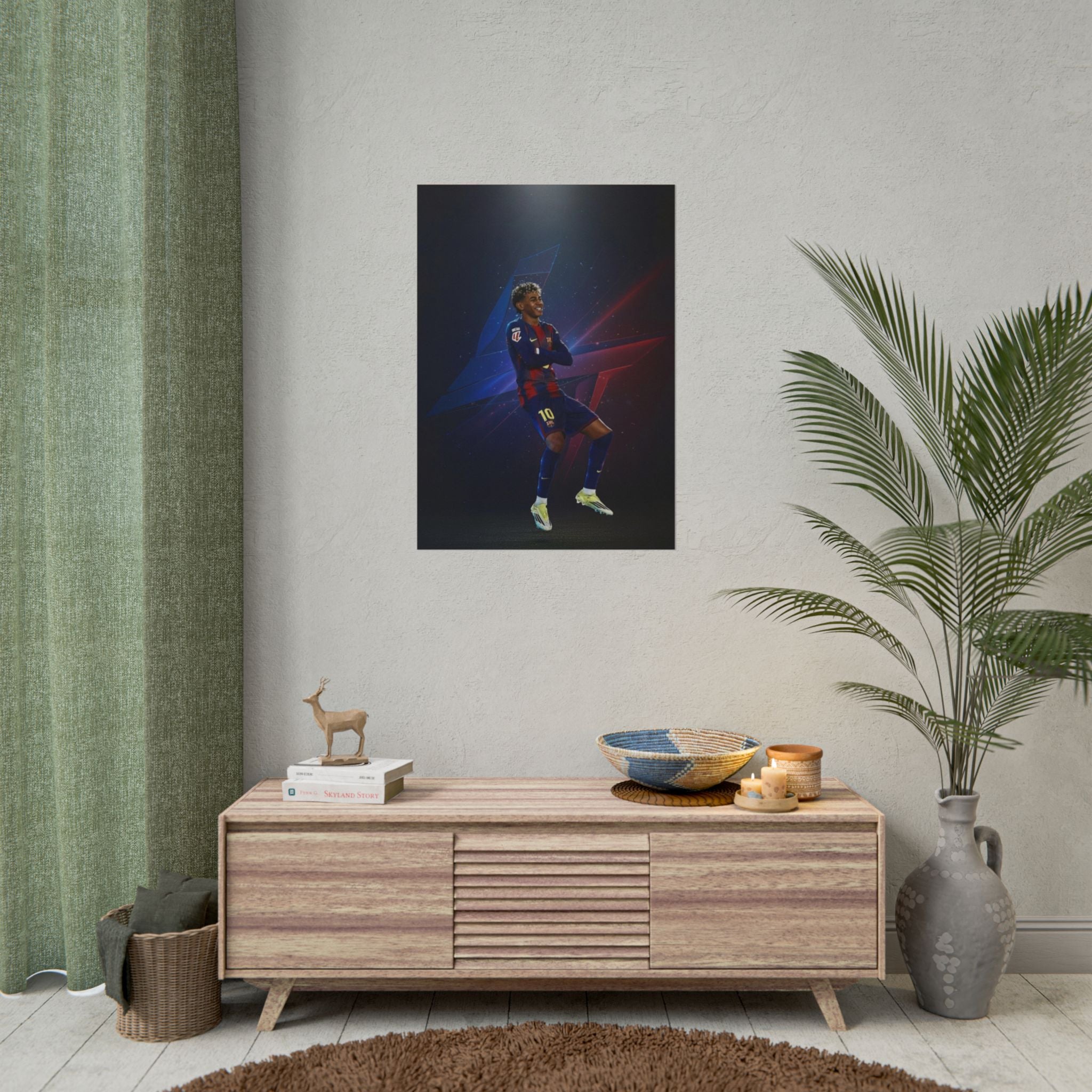 Lamine Yamal Celebration Poster - Barcelona Starboy | Available in multiple sizes
