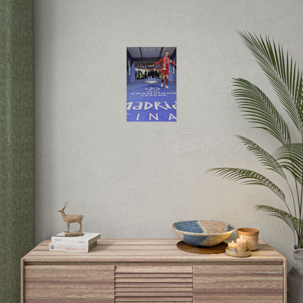 Jordan Henderson Liverpool Champions League Winners 2019 Rolled Poster