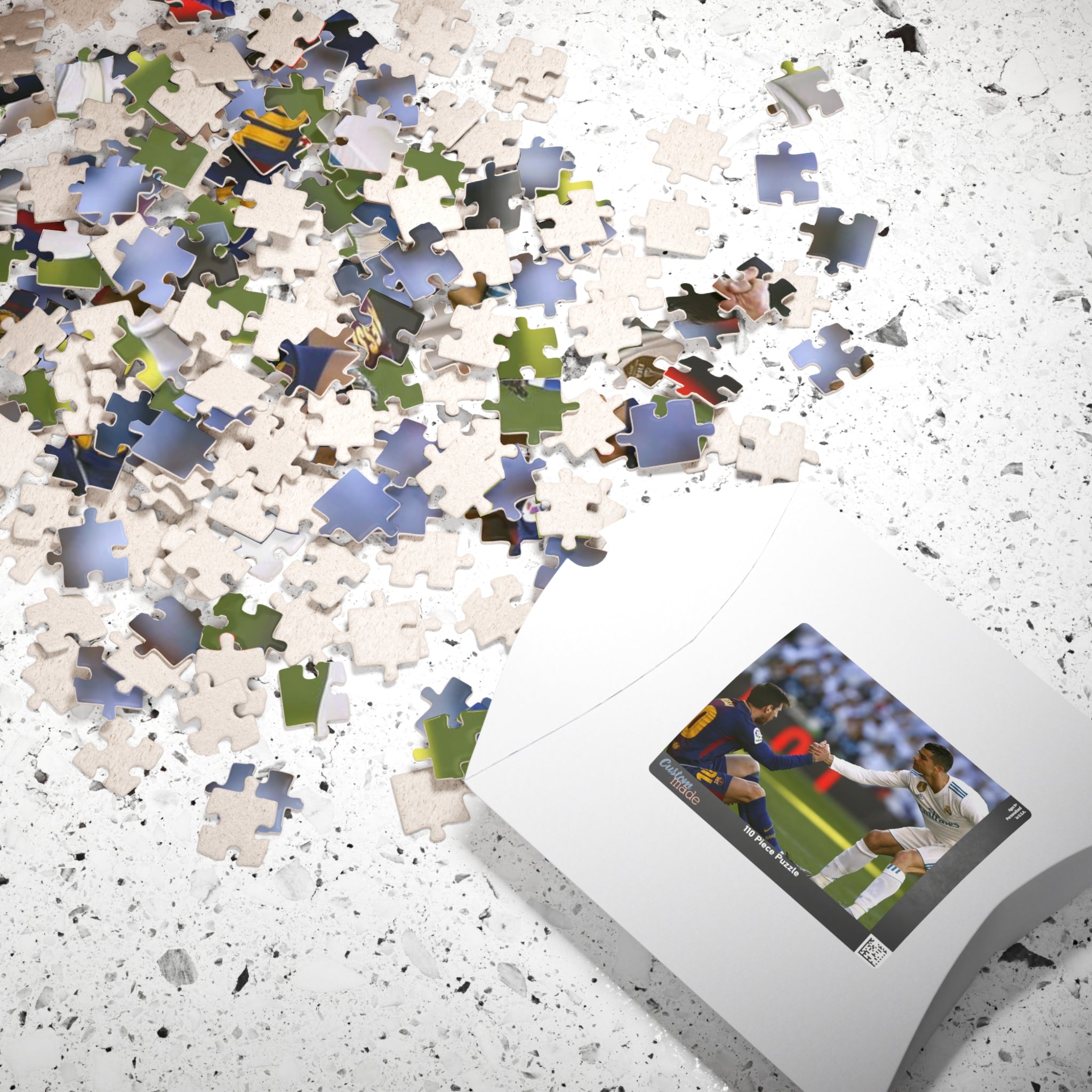 Soccer Legends Puzzle — Cristiano Ronaldo & Lionel Messi 252–520–1014 Piece Jigsaw
