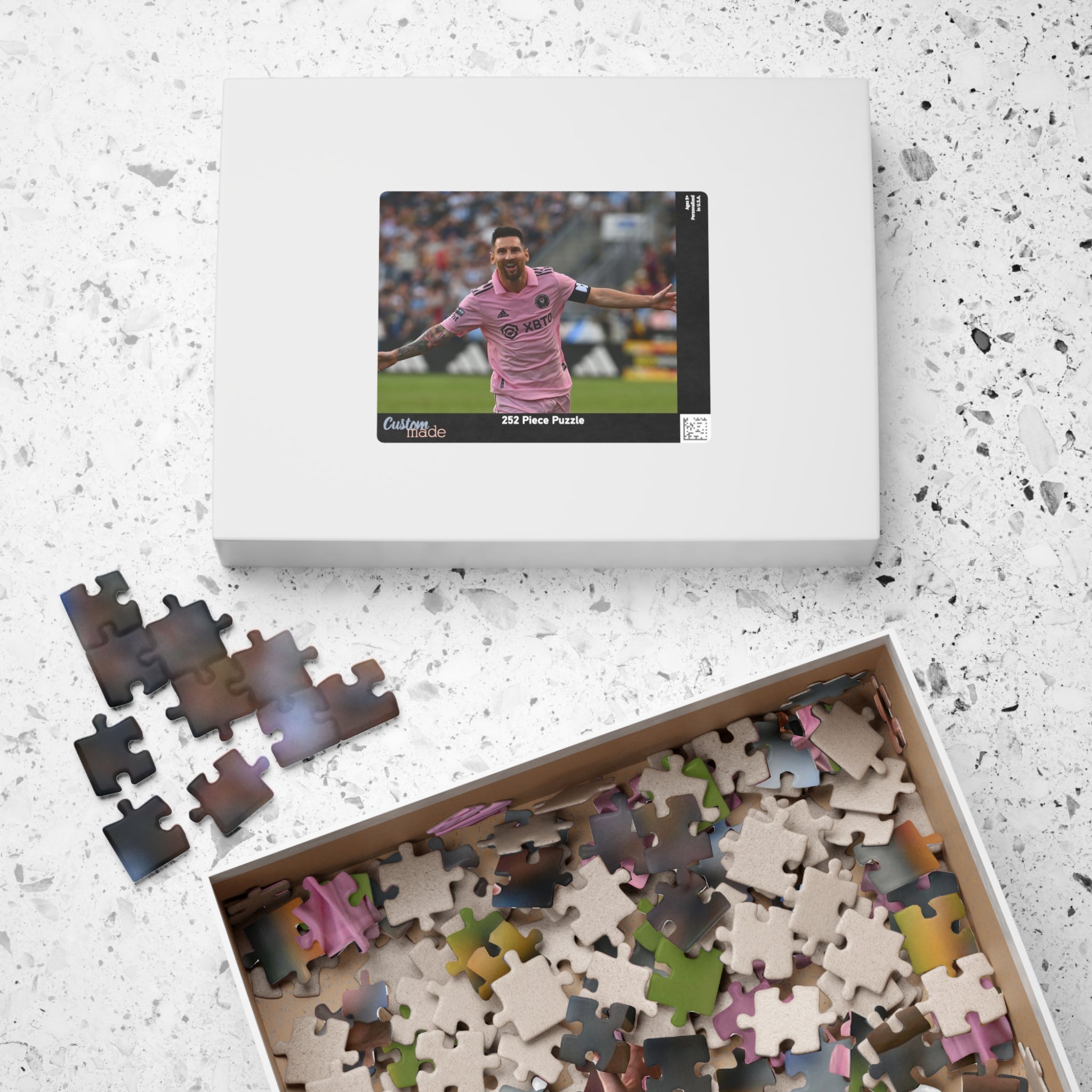 Lionel Messi Celebration Photo Puzzle — 110/252/520/1014-Piece