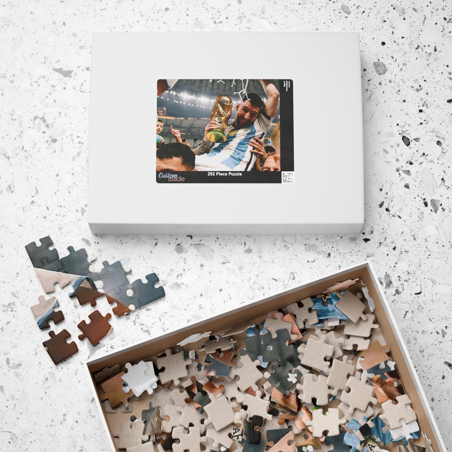 Lionel Messi World Cup 2022 Champion Puzzle