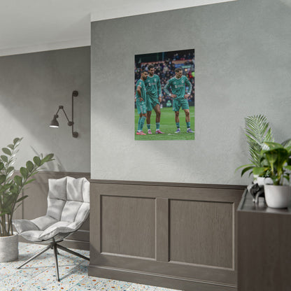 Salah, Wirtz & Szoboszlai Liverpool Poster