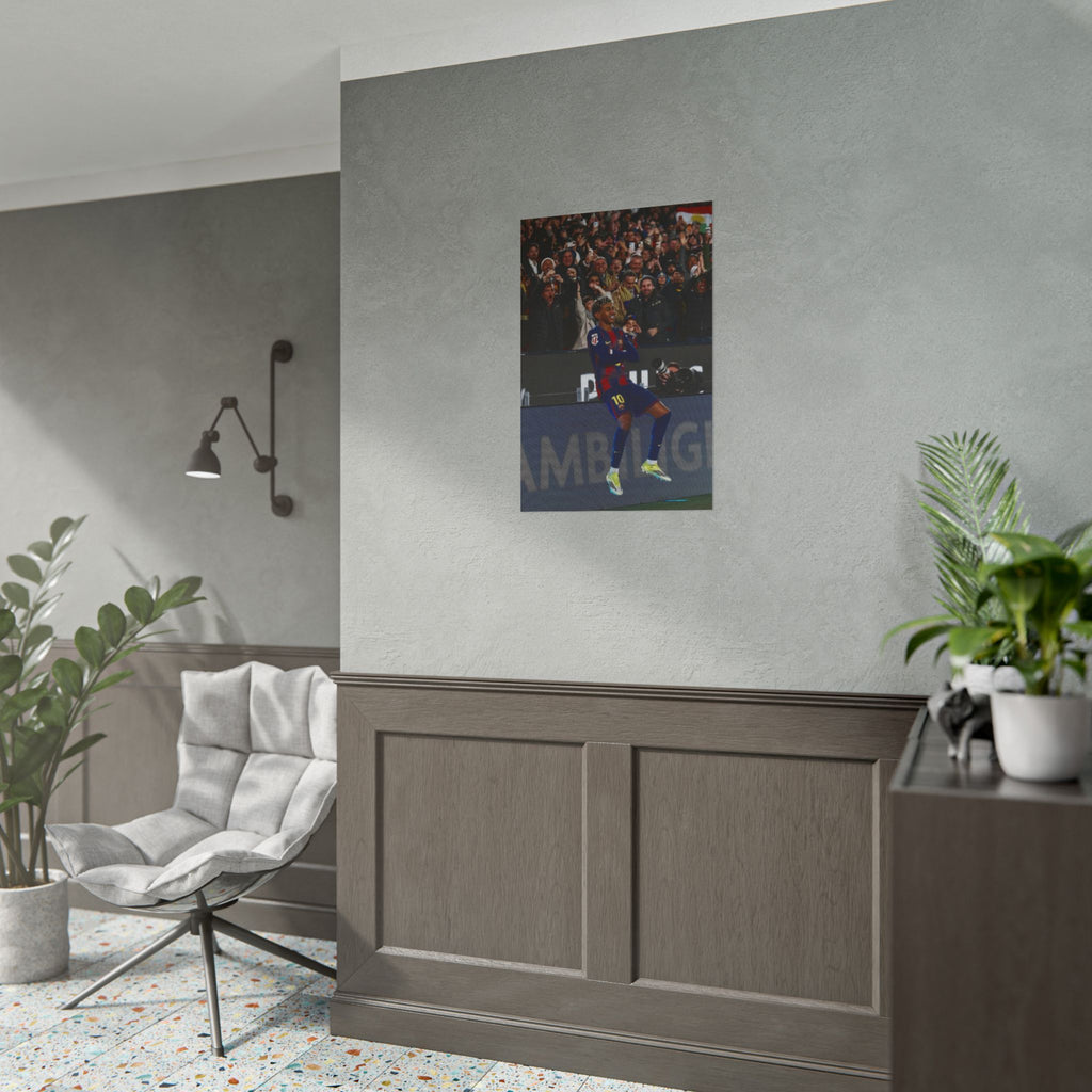 Lamine Yamal Poster — Barcelona Football Star Wall Art