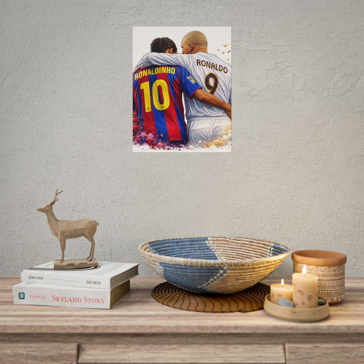 Ronaldinho & Ronaldo Poster