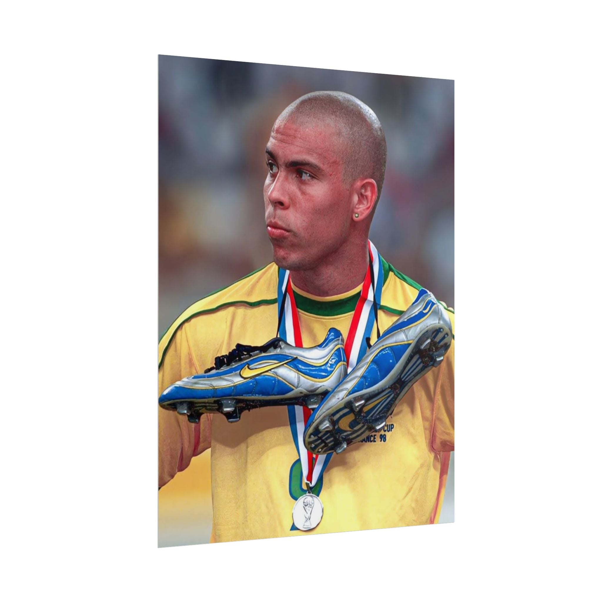 Ronaldo Brazil Champion Poster — Rolled Sports Wall Art
