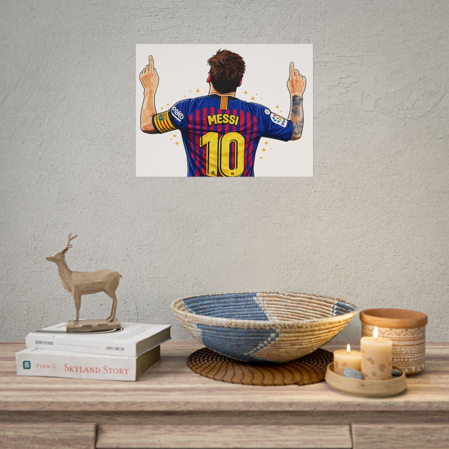 Lionel Messi Celebration Poster