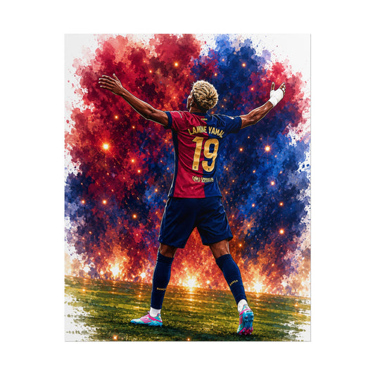 Lamine Yamal Barcelona Poster