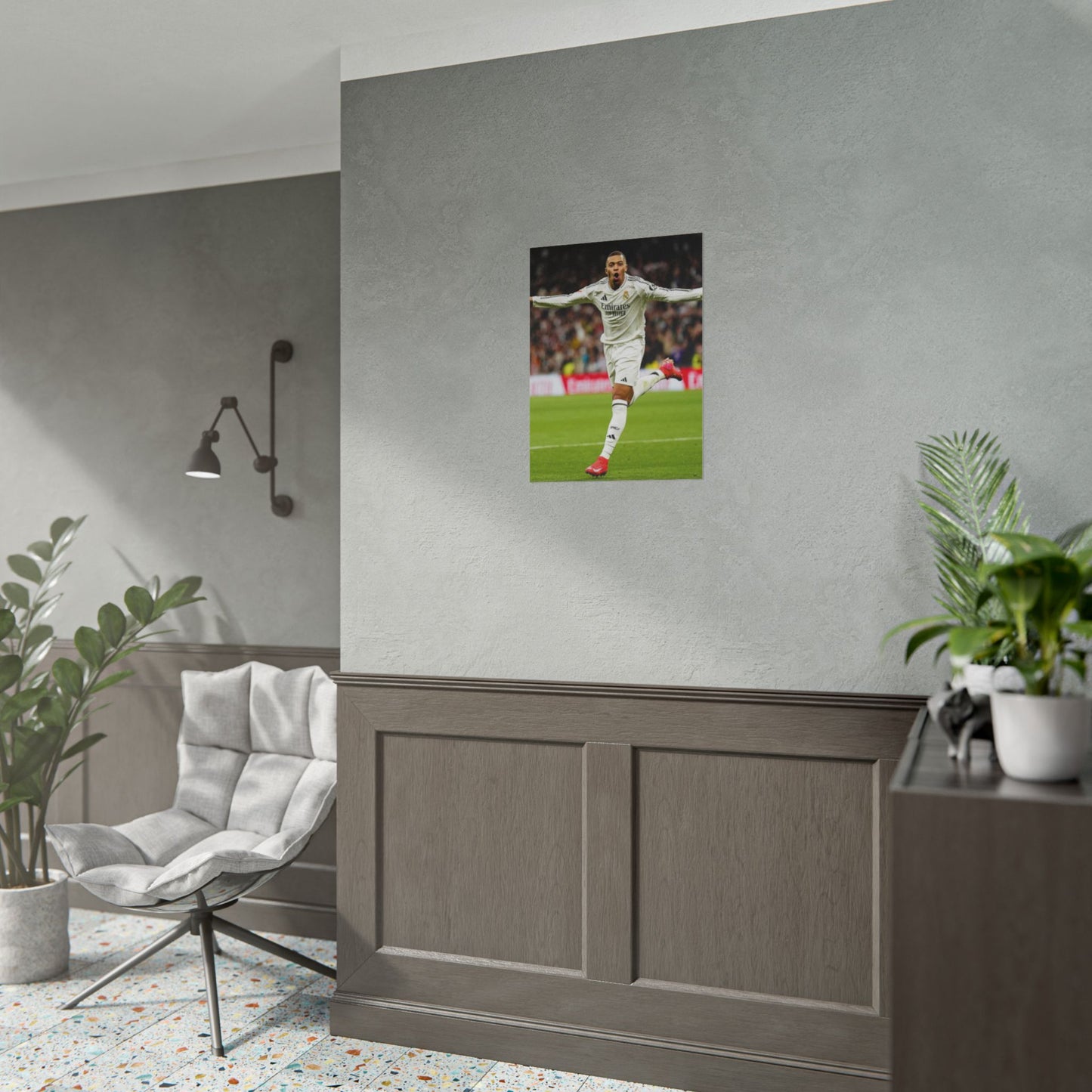 Kylian Mbappe Real Madrid Poster